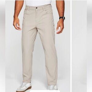 Fabletics Men’s The Don Trouser Classic Fit Pants in Brutalist Khaki Size 31x30